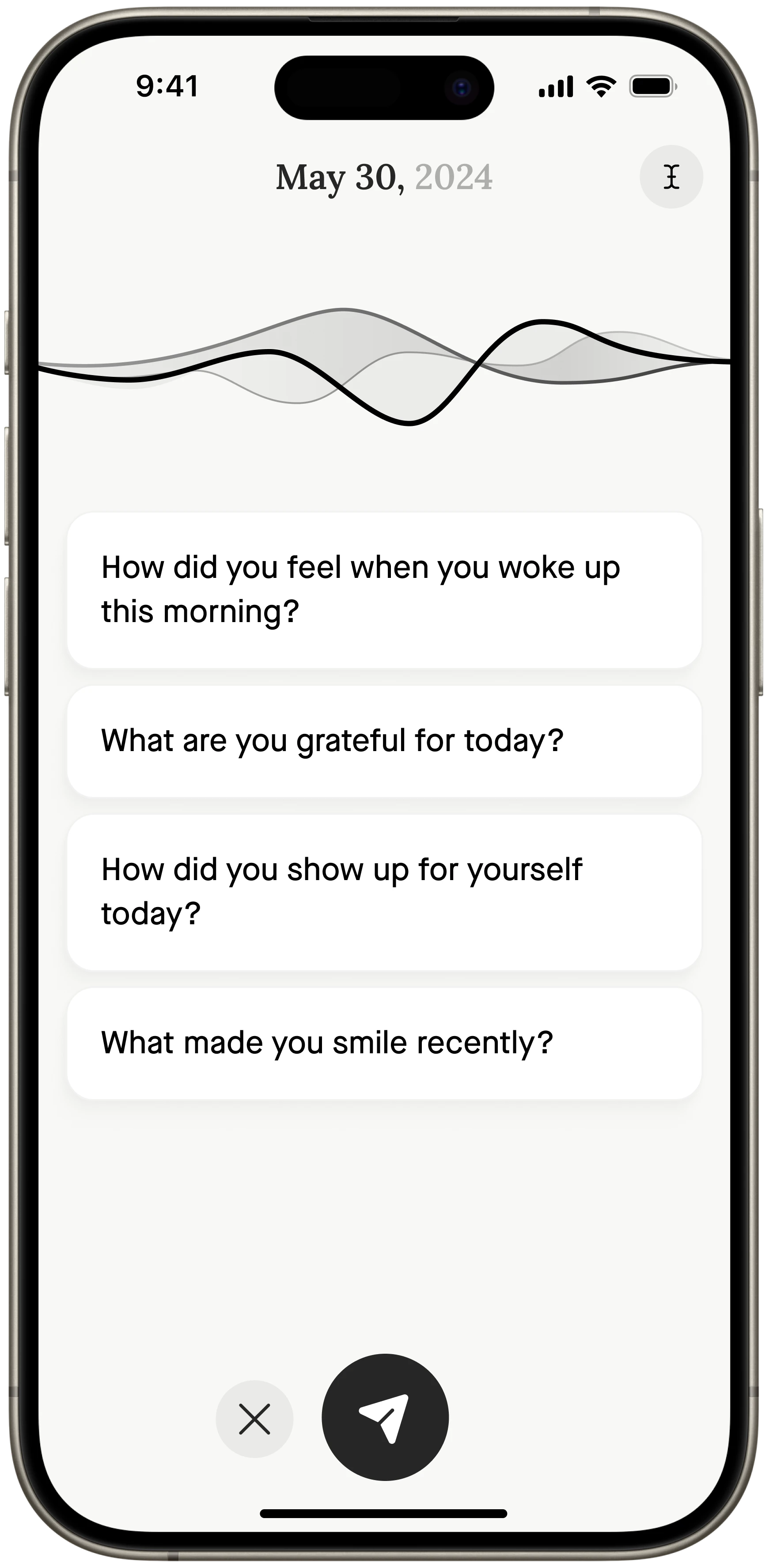 Flow state timer visualization during recording